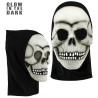Masque squelette lumineux phosphorescent