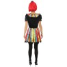 Dos costume de clown Halloween femme