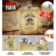 Flasque accessoire de costume pirate adulte