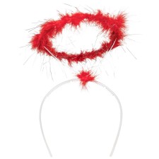 Serre-tête Halloween avec auréole rouge