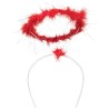 Serre-tête Halloween avec auréole rouge