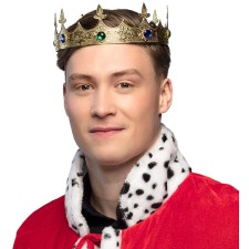Couronne de roi dorée