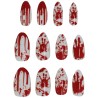 Accessoire Halloween femme ongles sanglants