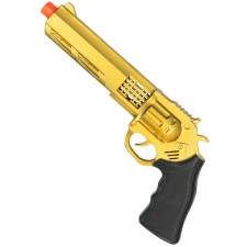 Revolver pour déguisement or