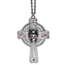 Collier croix Halloween