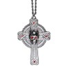 Collier croix Halloween