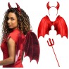 Kit accessoires diable rouge pour Halloween