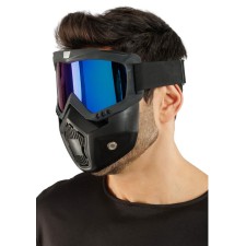Masque de déguisement avec effet miroir