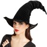 Chapeau de sorcière avec strass Halloween femme