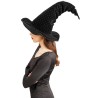 Chapeau de sorcière noir Halloween pour adulte