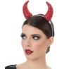 Serre-tête diable avec strass