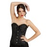 Corset de déguisement noir pour femme
