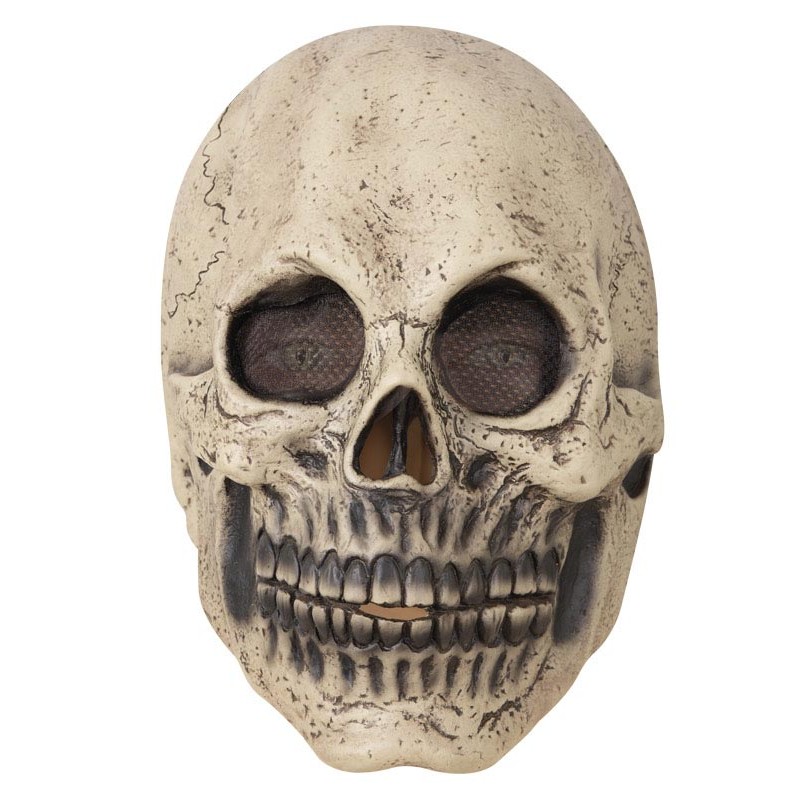 Masque de squelette intégral en latex adulte pour Halloween