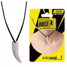 Collier de surfeur avec dent de requin Brice de Nice