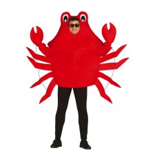 Costume de crabe adulte pour soirée sur le thème des animaux