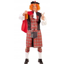 Écossais Kilt & Chapeau Traditionnel Homme Déguisement Adulte Costume pour