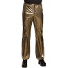 Pantalon disco doré pour déguisement homme disco