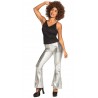 Pantalon pattes d'eph pour tenue disco femme