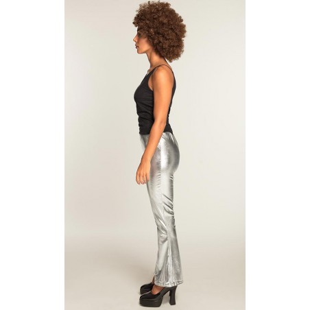 Déguisement Disco Femme Années 70 - Combinaison Dorée Pantalon à Pattes D'Eph