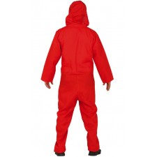 Costume de braqueur rouge pour homme