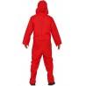 Costume de braqueur rouge pour homme