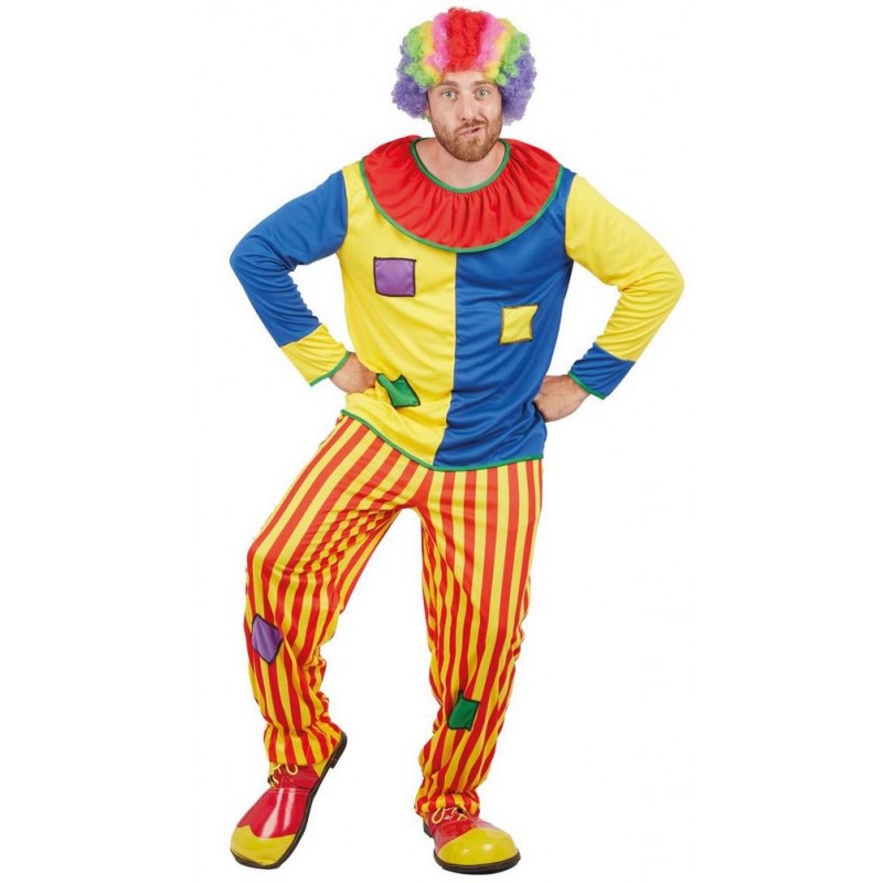 Costume de clown cirque pour homme