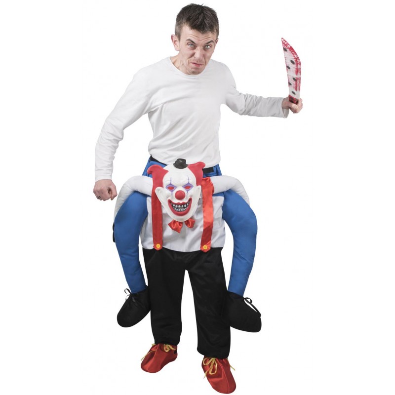 Déguisement porte-moi Halloween carry-me clown tueur