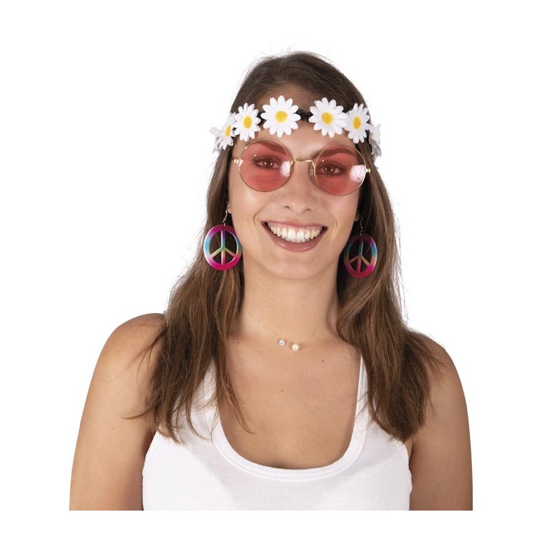 Set Accessoires Hippie Homme pour se déguiser