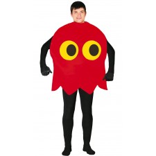 Costume de fantôme rouge de jeux vidéos