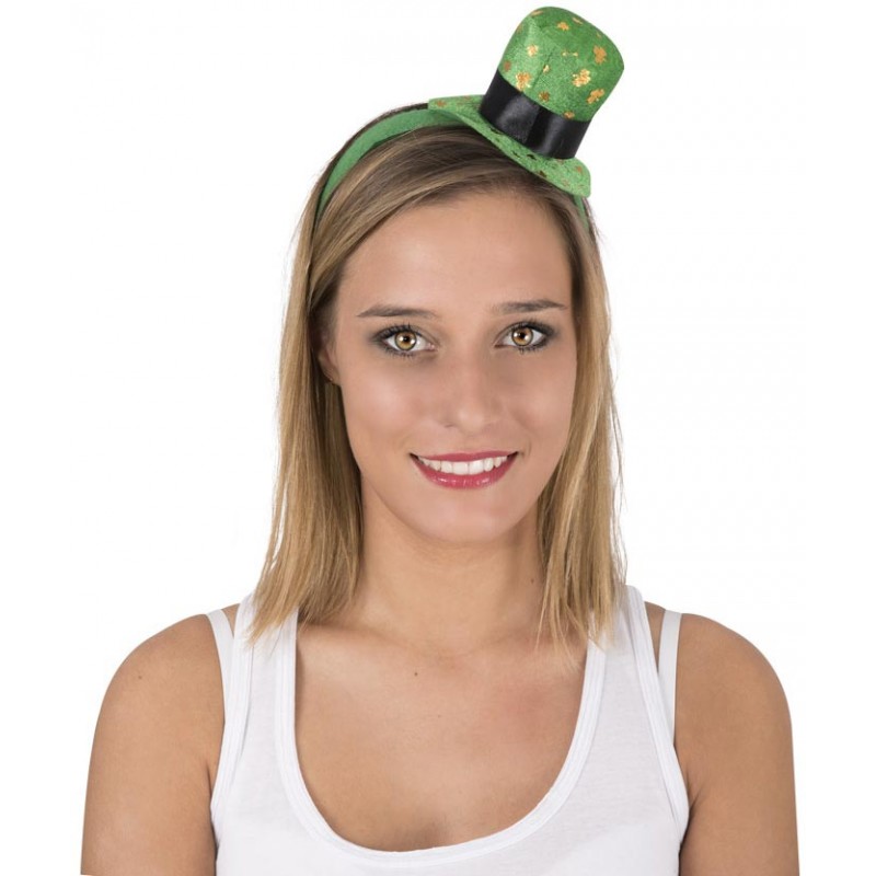 Accessoire serre-tête avec chapeau de la Saint Patrick