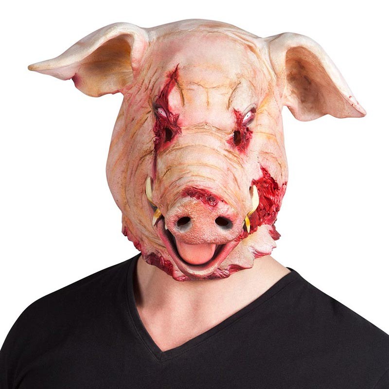 Masque horreur de cochon zombie spécial Halloween