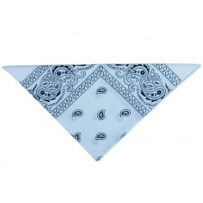 Accessoire bandana blanc de cowboy