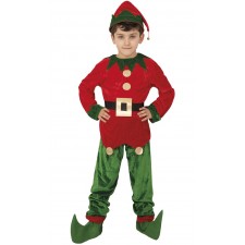 Costume elfe de Noël garçon enfant