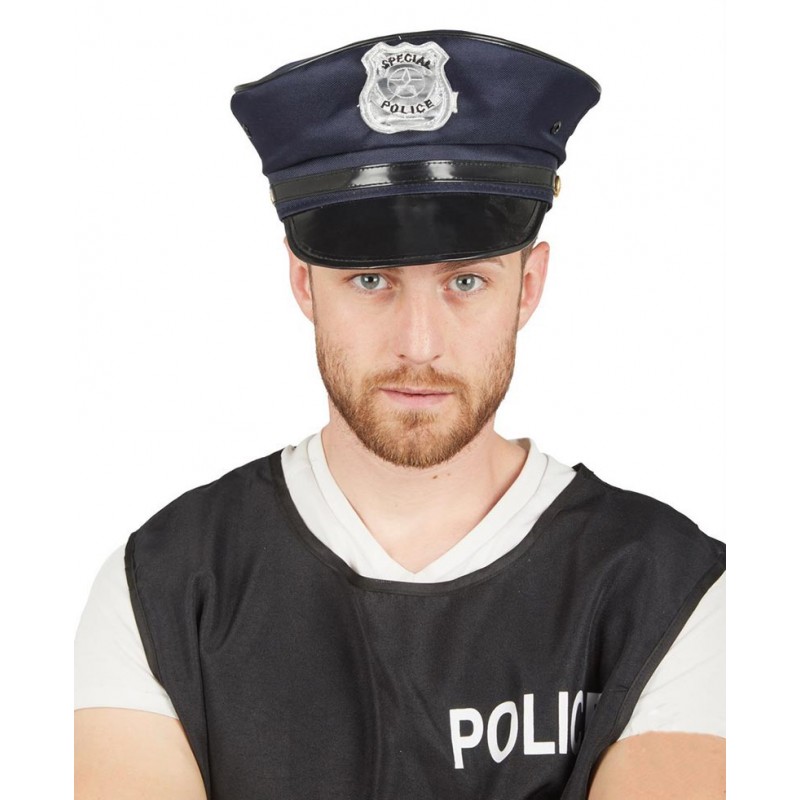 Casquette Policier Adulte - accessoires