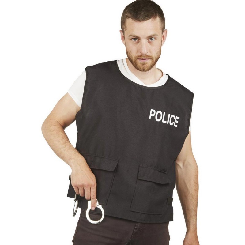 Paire de menottes de police métal