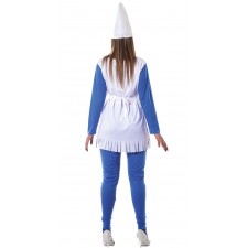 Déguisement de lutin bleu femme