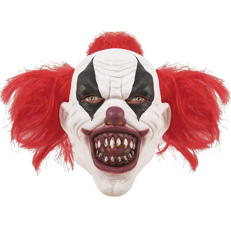Masque de clown tueur Halloween en latex