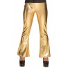 Pantalon disco or pour femme