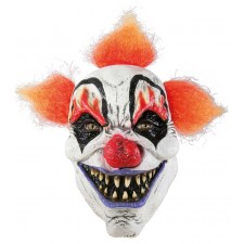 Masque de clown tueur fou d'Halloween