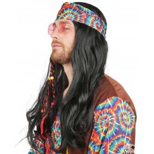Perruque hippie homme pas cher