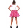 Déguisement année 50 femme jupe rose