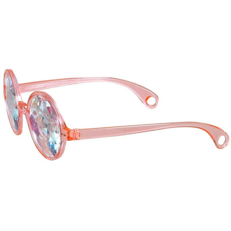 Lunettes rondes de hippie adulte