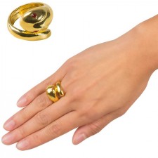 Bague égyptienne de serpent du Nil