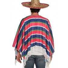 Costume mexicain poncho homme