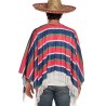 Costume mexicain poncho homme
