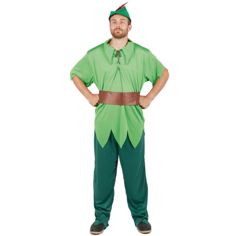 Costume peter vert pour adulte